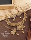 8 MH Golden Plated Matte Rajwadi Hasadi Set Wholesale Shop In Surat
